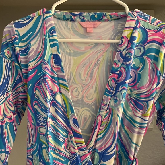 EUC Lilly Pulitzer Wrap Dress - Picture 2 of 2
